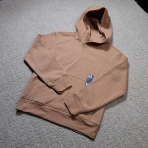 All in Motion Kids Active Comfort Hoodie Tan Brown Size M 8 Long Sleeve Fleece